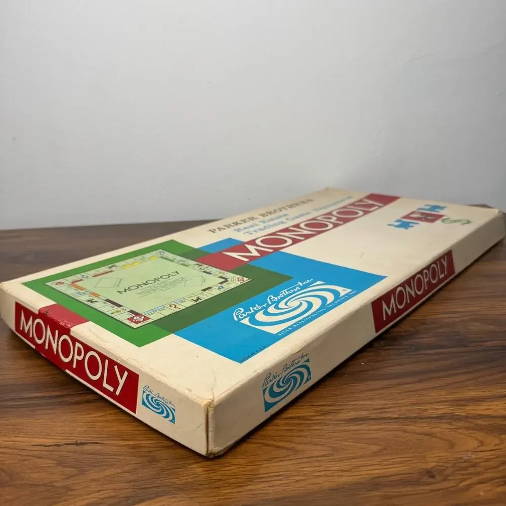 Vintage 1961 Monopoly Board Game by Parker Brothers Complete READ